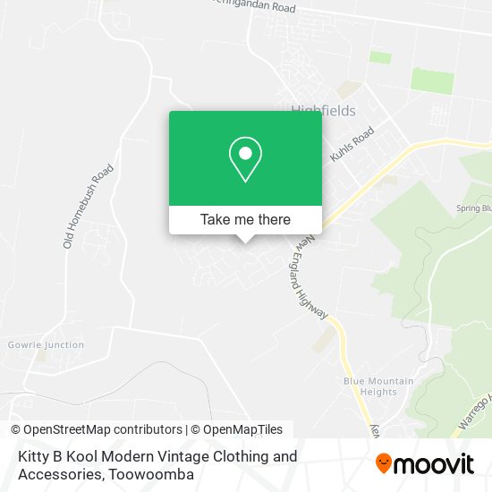 Kitty B Kool Modern Vintage Clothing and Accessories map