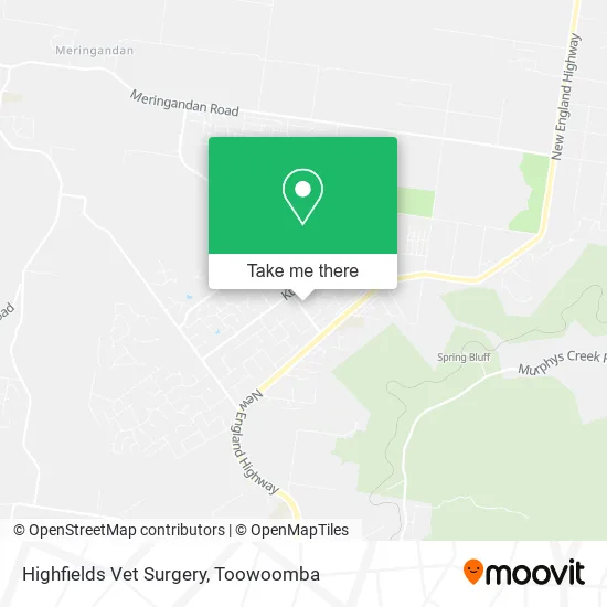 Highfields Vet Surgery map