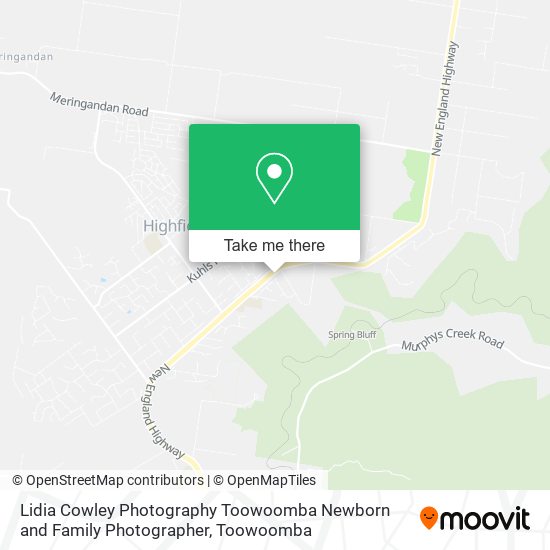 Lidia Cowley Photography Toowoomba Newborn and Family Photographer map