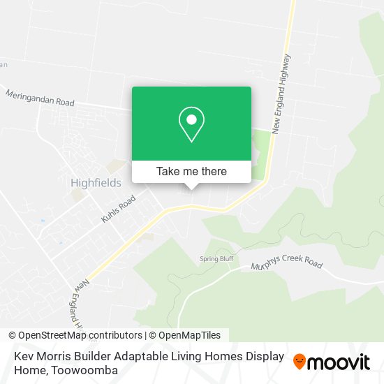 Kev Morris Builder Adaptable Living Homes Display Home map