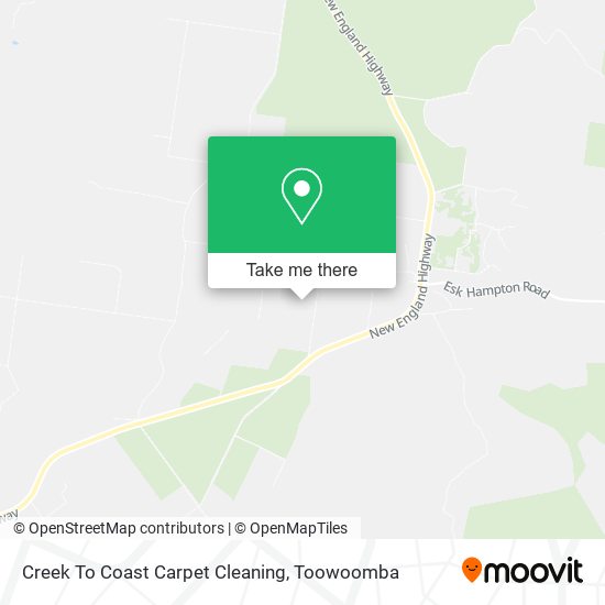 Creek To Coast Carpet Cleaning map