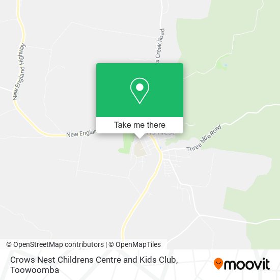 Crows Nest Childrens Centre and Kids Club map