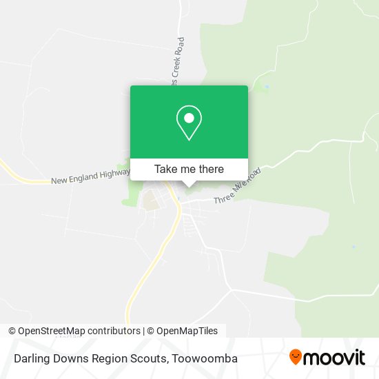 Darling Downs Region Scouts map