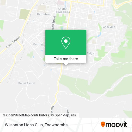 Wilsonton Lions Club map