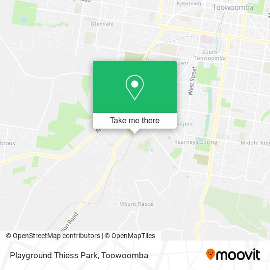 Playground Thiess Park map