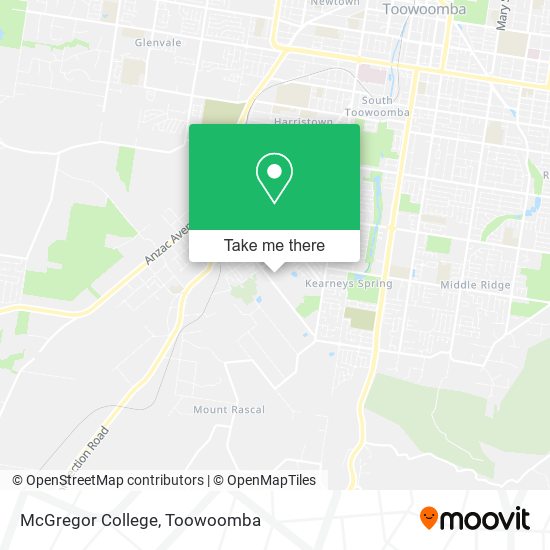 McGregor College map
