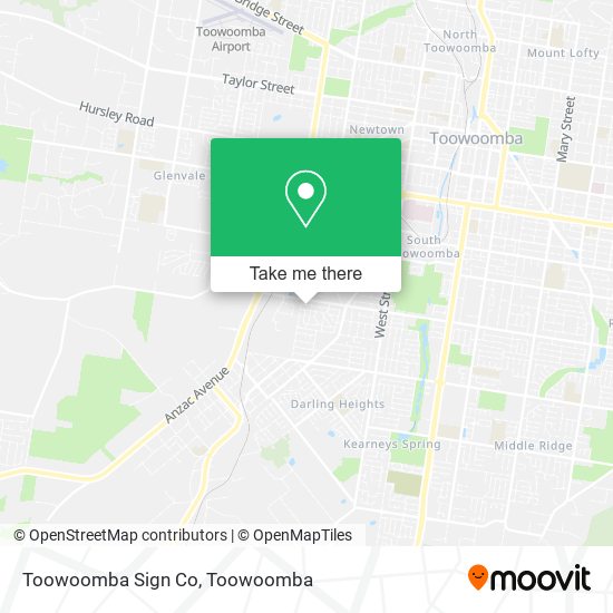 Toowoomba Sign Co map