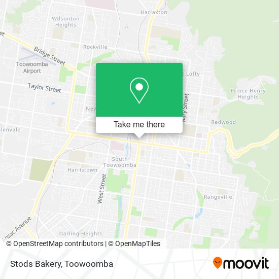 Stods Bakery map