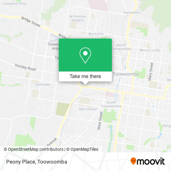 Peony Place map