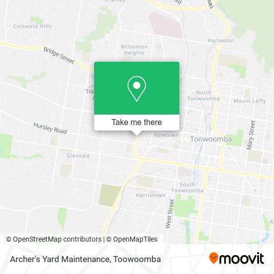 Archer's Yard Maintenance map