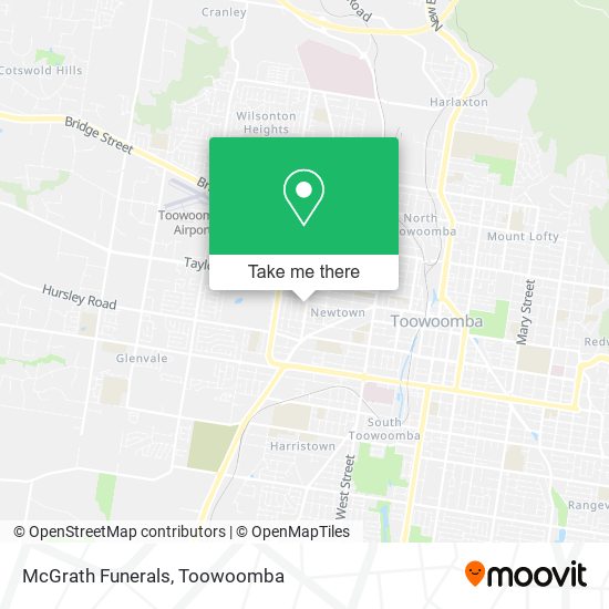 Mapa McGrath Funerals