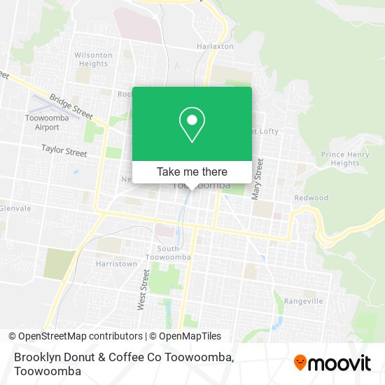 Brooklyn Donut & Coffee Co Toowoomba map