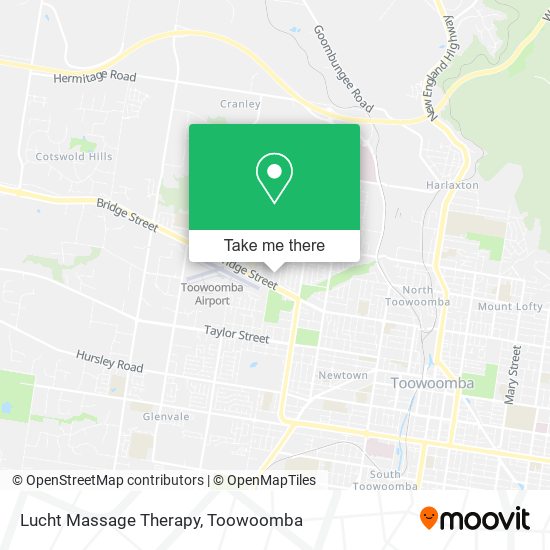Lucht Massage Therapy map