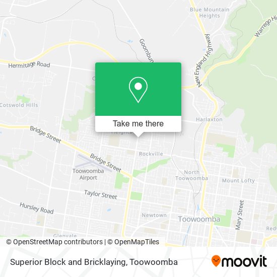 Superior Block and Bricklaying map