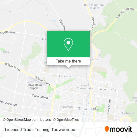 Licenced Trade Training map
