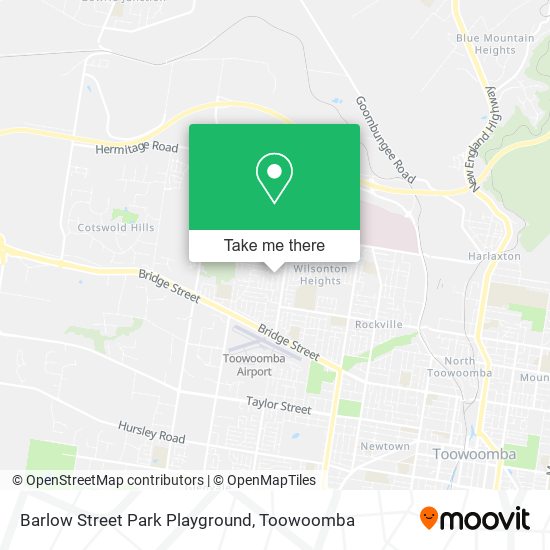 Barlow Street Park Playground map