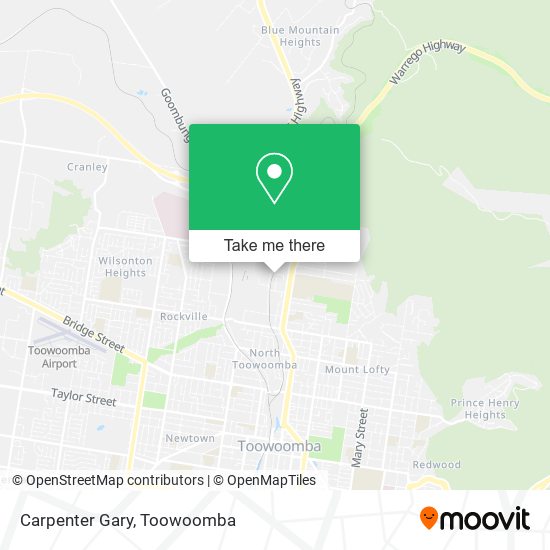 Carpenter Gary map