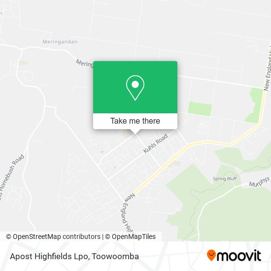 Apost Highfields Lpo map