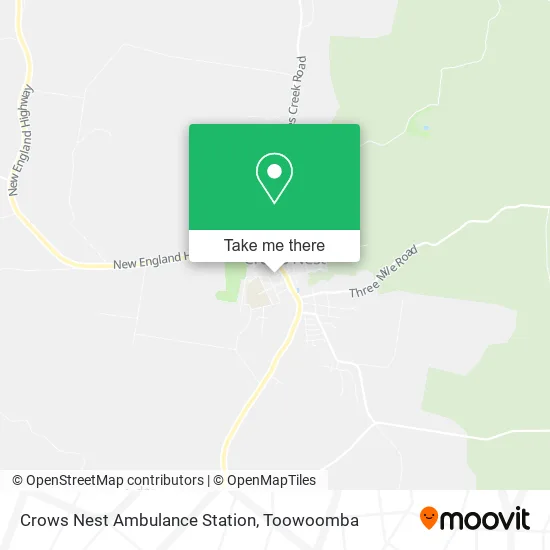 Crows Nest Ambulance Station map