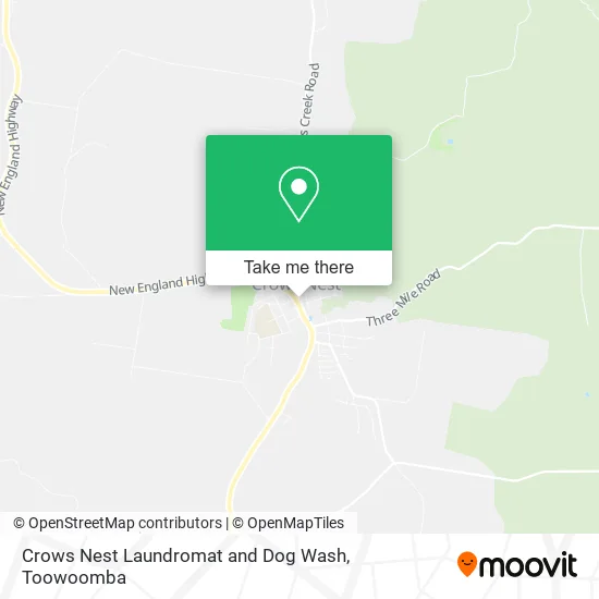 Crows Nest Laundromat and Dog Wash map