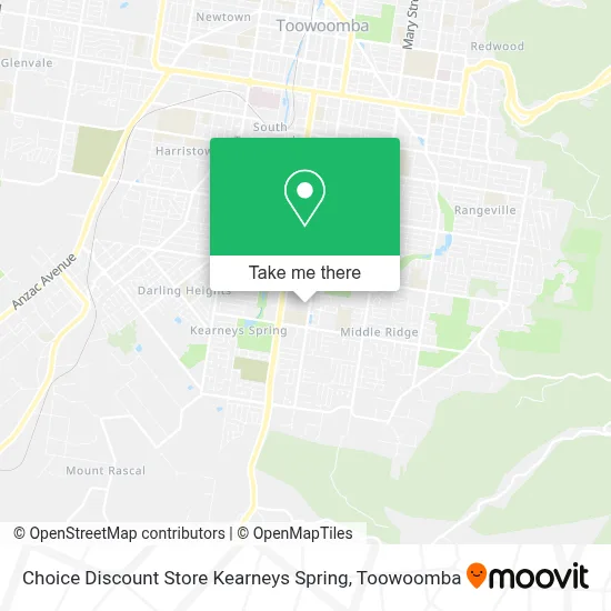 Choice Discount Store Kearneys Spring map