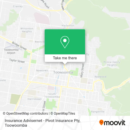 Insurance Advisernet - Pivot Insurance Pty map