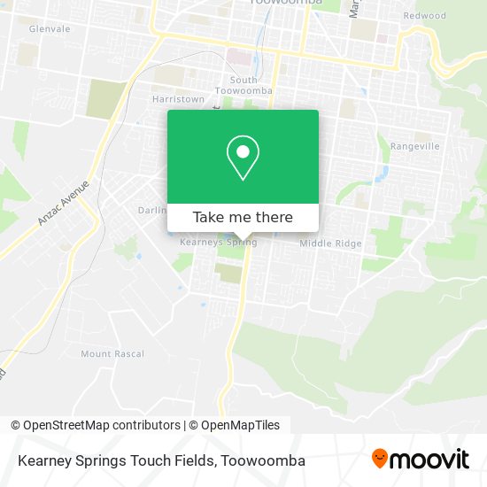 Kearney Springs Touch Fields map