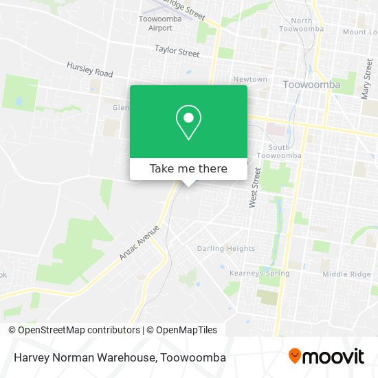 Harvey Norman Warehouse map