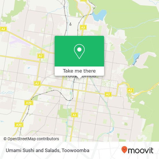 Umami Sushi and Salads, 513 Ruthven St Toowoomba City QLD 4350 map