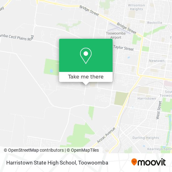 Harristown State High School map