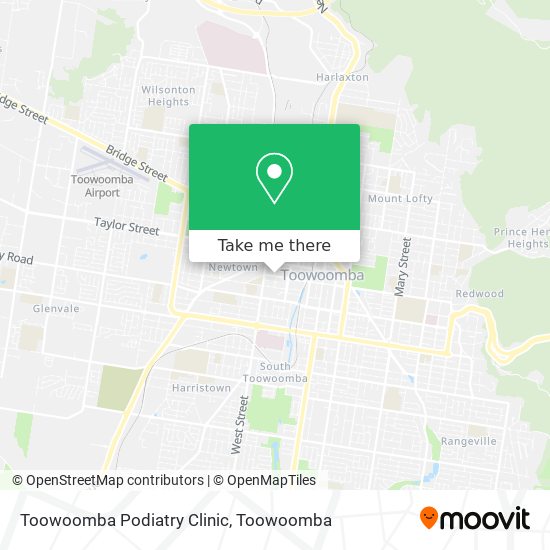 Toowoomba Podiatry Clinic map