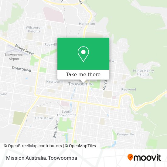 Mission Australia map