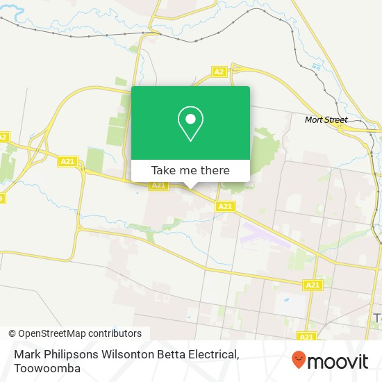 Mapa Mark Philipsons Wilsonton Betta Electrical