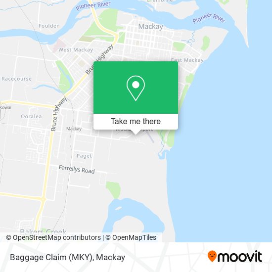 Baggage Claim (MKY) map