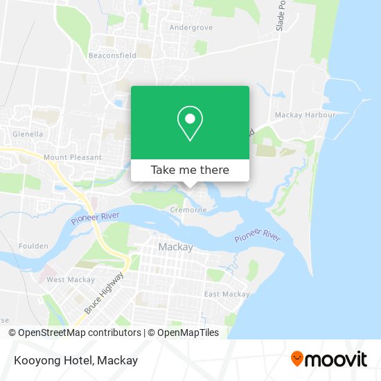 Kooyong Hotel map