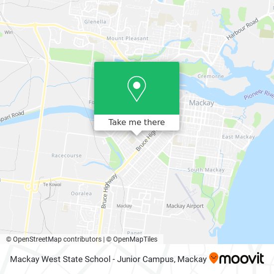 Mapa Mackay West State School - Junior Campus