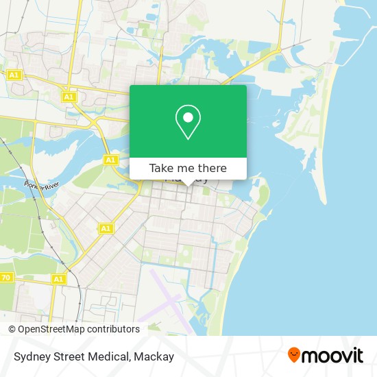 Sydney Street Medical map