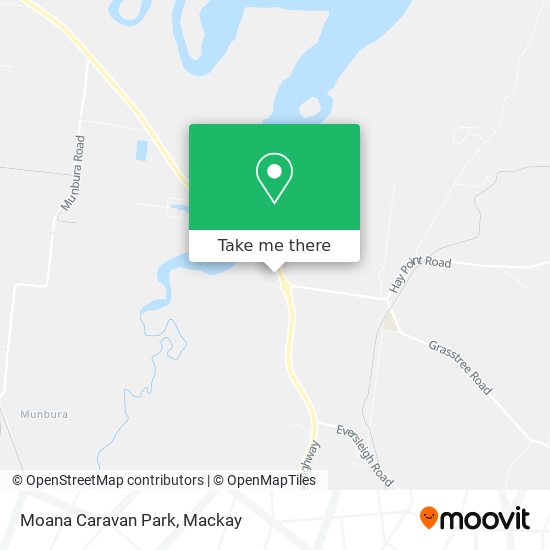 Moana Caravan Park map