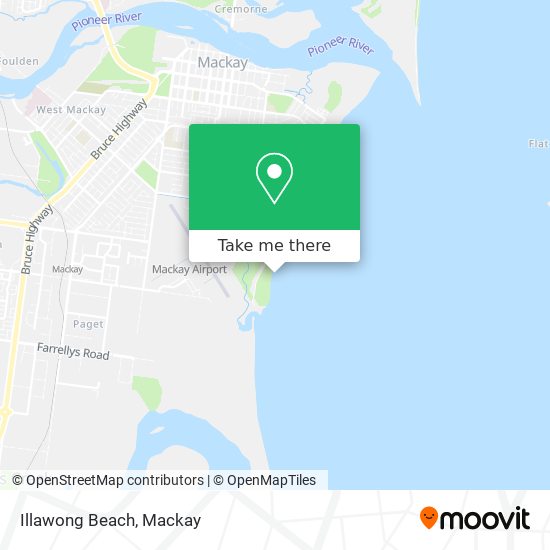 Illawong Beach map