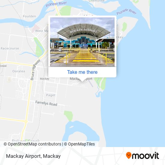 Mackay Airport map
