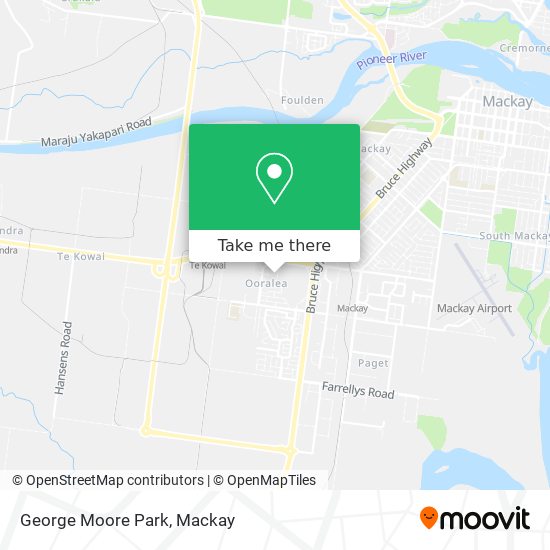 George Moore Park map