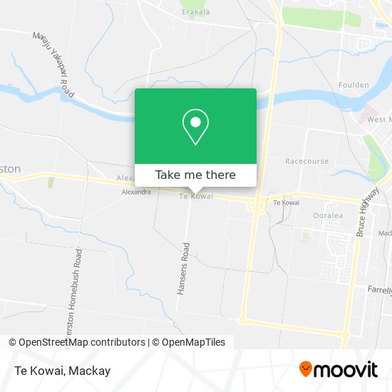 Te Kowai map