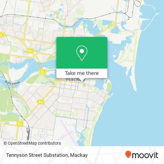 Tennyson Street Substation map