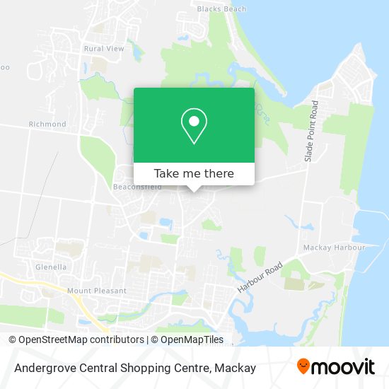 Mapa Andergrove Central Shopping Centre