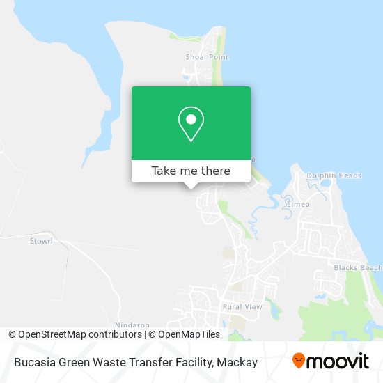 Mapa Bucasia Green Waste Transfer Facility
