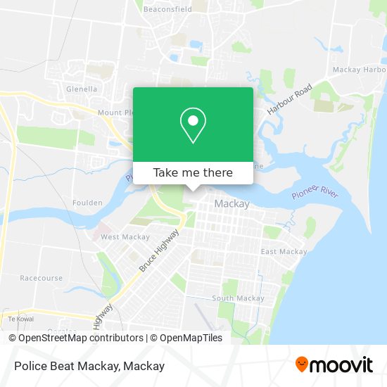 Police Beat Mackay map