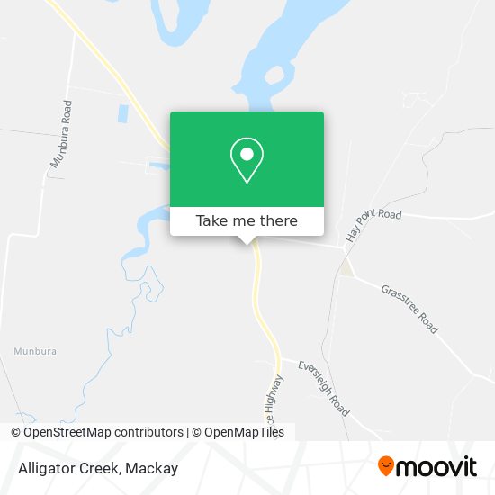 Alligator Creek map