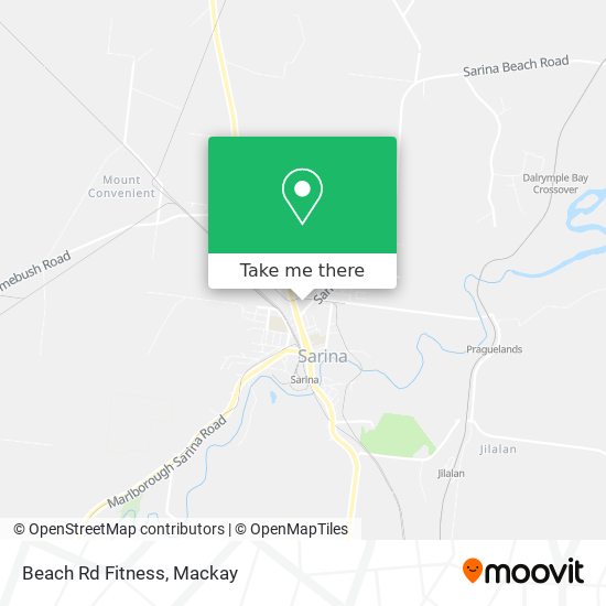 Beach Rd Fitness map