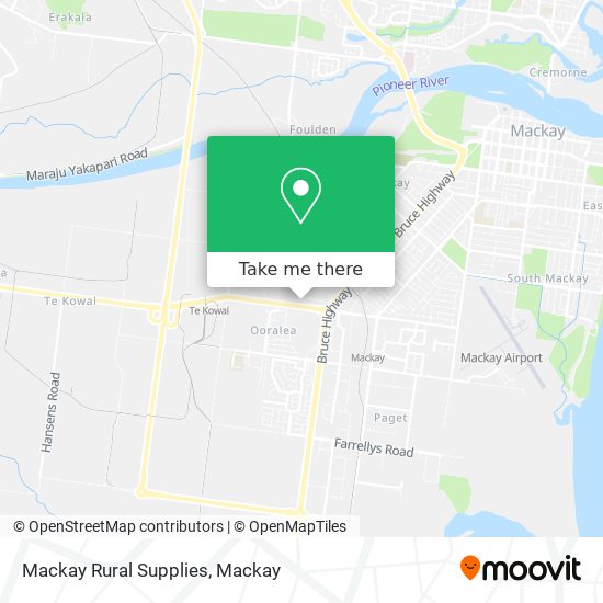 Mackay Rural Supplies map