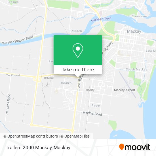 Trailers 2000 Mackay map